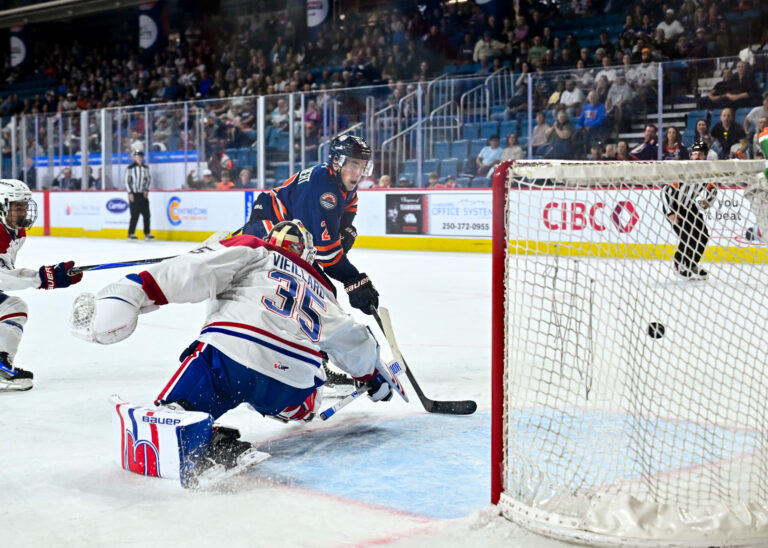 BLAZERS BEAT CHIEFS 6-4 IN HOME OPENER