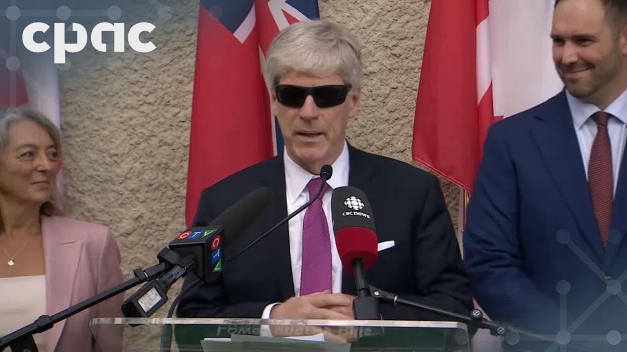Energy Minister Tim Hodgson makes an announcement in Winnipeg – September 12, 2025