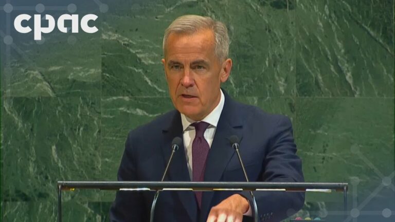 PM Carney speaks at UN summit on question of Palestine – September 22, 2025