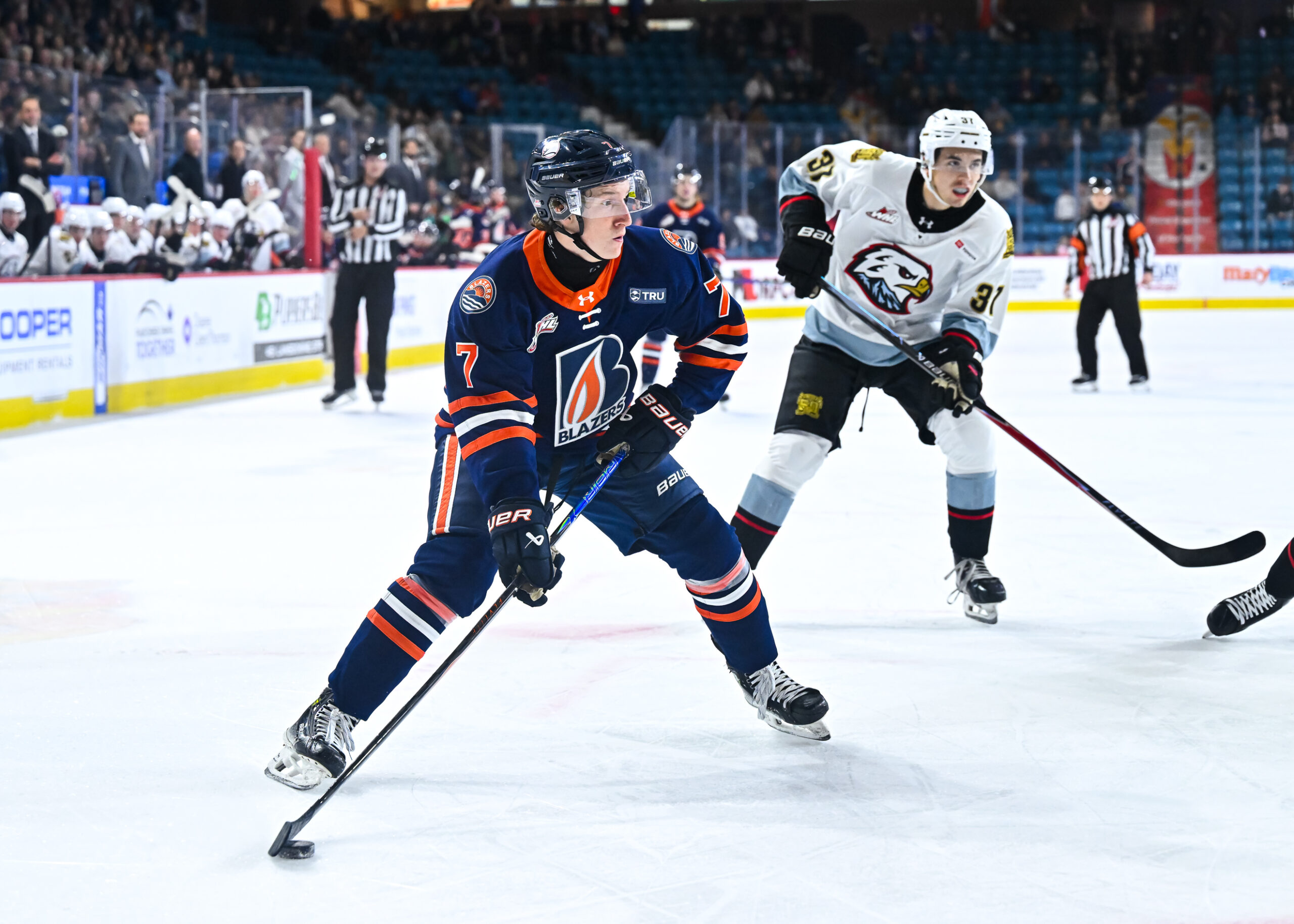 BLAZERS FALL 6-4 TO WINTERHAWKS