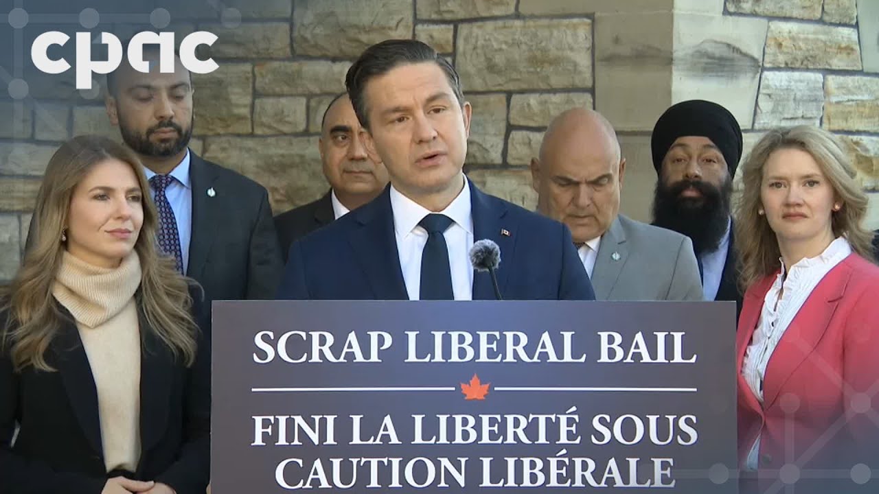 Conservative Leader Pierre Poilievre holds a news conference on crime –October 2, 2025