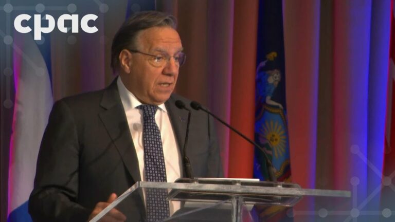 Sommet des dirigeants des Grands Lacs 2025 : allocution de François Legault