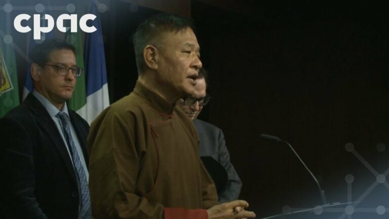Tibet’s government-in-exile leader holds a news conference in Ottawa – October 2, 2025