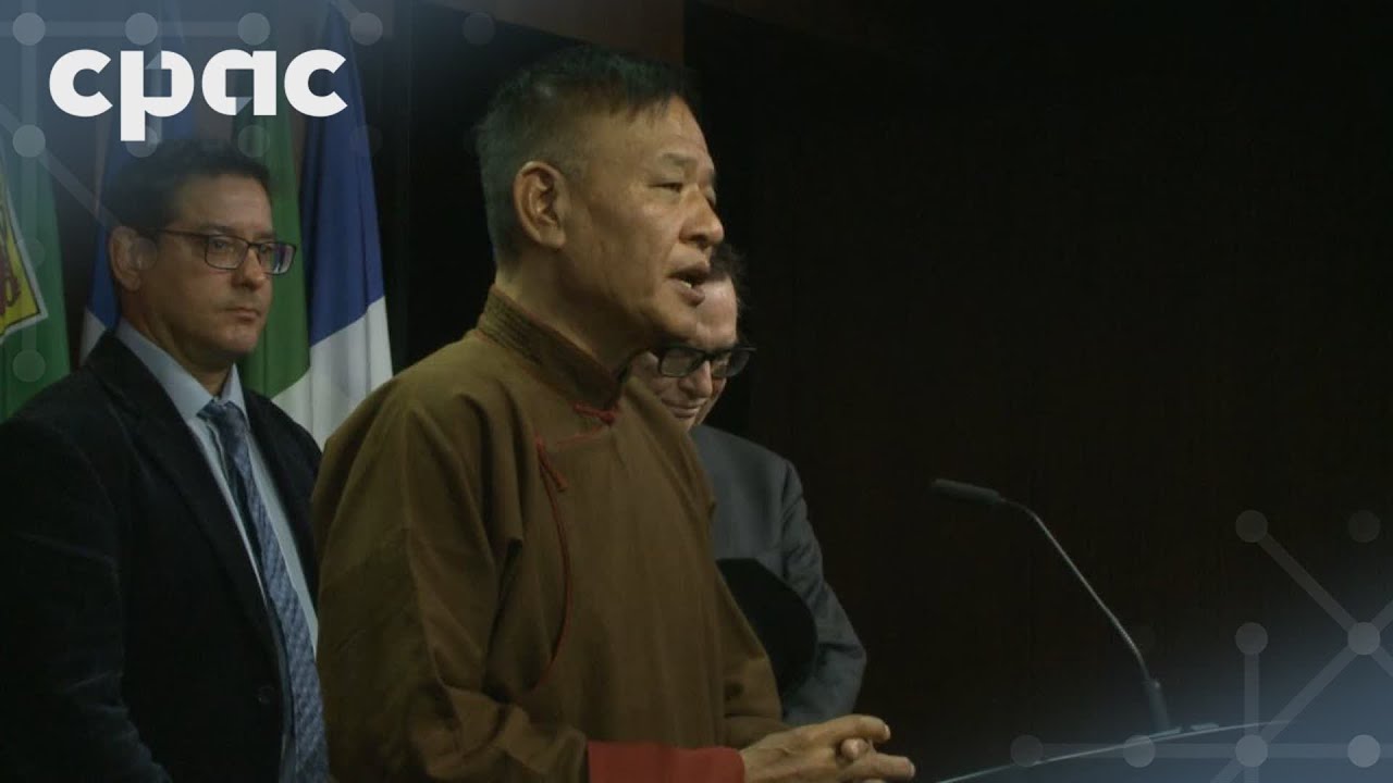 Tibet’s government-in-exile leader holds a news conference in Ottawa – October 2, 2025